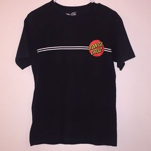 Santa Cruz original black t shirt